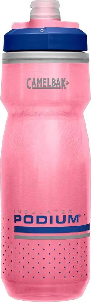 CamelBak Podium Chill Insulated Bike Water Bottle 21 oz, Pink/Ultramarine
