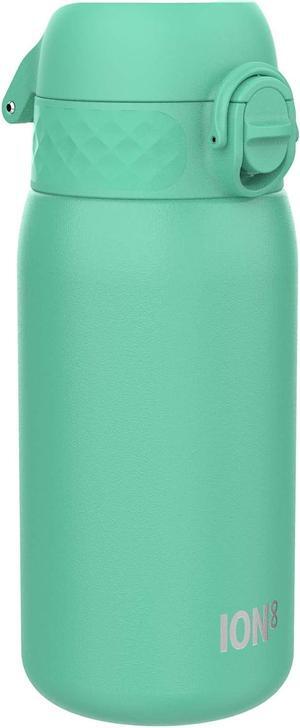 Ion8 Kids Water Bottle, Steel 400 ml/13 oz, Leak Proof, Easy to Open, Secure Lock, Dishwasher Safe, Flip Cover, Carry Handle, Easy Clean, Durable, Scratch Resistant, Carbon Neutral, Teal Green Ion8 Kids Water Bottle, Steel 400 ml/13 oz, Leak Proof, Easy to Open, Secure Lock, Dishwasher Safe, Flip Cover, Carry Handle, Easy Clean, Durable, Scratch Resistant, Carbon Neutral, Teal Green