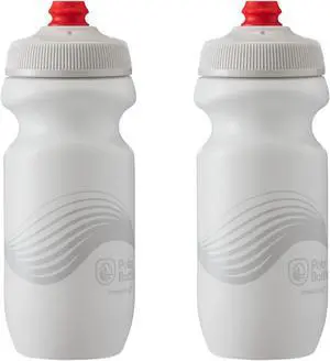 Polar Bottle Breakaway Single Wall by HydraPak (20oz, 24oz, 30oz) - BPA-Free, Cycling & Sports Squeeze Bottle