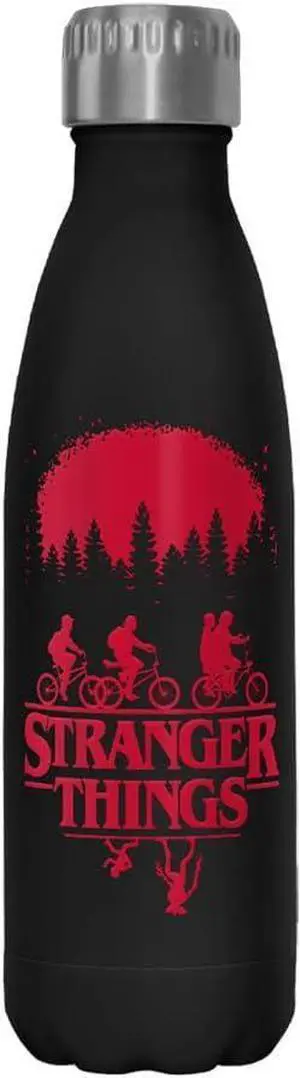 Netflix Stranger Things SIMPLE POSTER 17 oz Stainless Steel Bottle, Multicolor