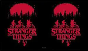 Netflix Stranger Things SIMPLE POSTER 17 oz Stainless Steel Bottle, Multicolor