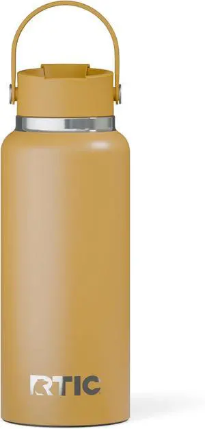 RTIC 32oz Outback Bottle, Insulated, Stainless Steel, Metal, Double Wall Vacuum-Insulation, Ceramic Lined, Leak-Proof Lid, BPA-Free Water Flask for Hiking, Running, Sports, Outdoor, Harvest RTIC 32oz Outback Bottle, Insulated, Stainless Steel, Metal, Double Wall Vacuum-Insulation, Ceramic Lined, Leak-Proof Lid, BPA-Free Water Flask for Hiking, Running, Sports, Outdoor, Harvest