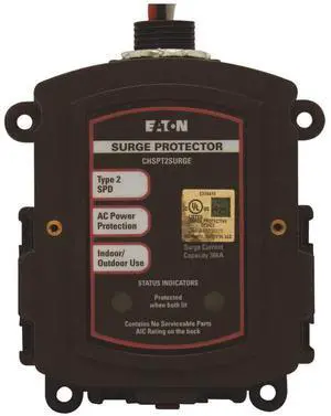 Eaton CHSPT2SURGE SPD Type 2 Chsp Whole Home Surge Protector, Nema 4, Single Phase, 120/240 Volts, Ul 1449 3Rd Edition