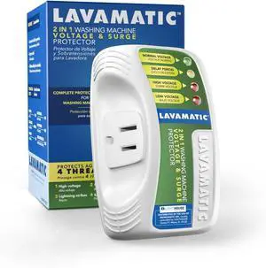 WS-10521 Electronic Voltage & Surge Protector for Front and Top Load Washers - Protect Your Washing Machine Against High and Low Voltage, Brownouts and Spikes ((1) Piece)