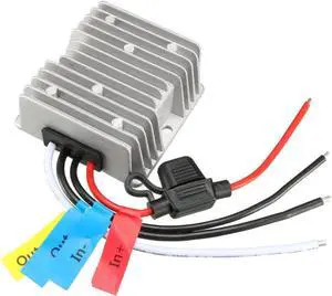 uxcell Power Converter Regulator DC12V/24V to DC6V 25A 150W Waterproof Voltage Convert Transformer