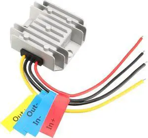 uxcell Power Converter Regulator DC 48V/60V to DC 5V 10A 50W Waterproof Voltage Convert Transformer