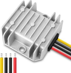 Waterproof DC/DC 12V 10~23V Step Up to 24V 0~3A 72W Voltage Boost Converter Regulator Transformer Power Supply for Car Truck Vehicle CE Listed