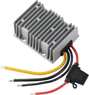 24V to 12V 40A 480W Power Supply Transformer - Industrial Grade Buck Converter with Overload/Short Circuit Protection for Ham Radio, CCTV System