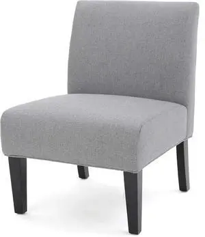 Christopher Knight Home Kassi Fabric Accent Chair, Grey