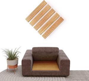 Armchair Cushion Support for Sagging Seat [ 21 x 22], Chair Saver, Sag Away Solution, Under Cushion Adjustable Bamboo Board Inserts, Heavy Duty, Extra Sturdy, and Thick 0.47"