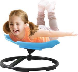 Sensory Spinning Chair for Kids Autism, Kids Swivel Chair Sensory Autism, Sit and Spin for Kids, Therapy Centers Sensory Room Items Blue