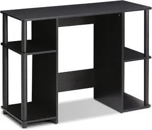 Furinno JAYA Computer Study Desk,Open Storage, Espresso