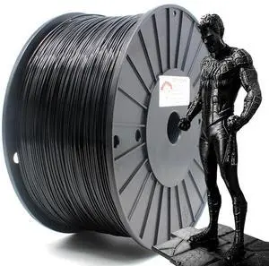 RepRapper Black MPLA (Modified PLA) Extra Strong PLA Plus Filament for 3D Printer 1.75mm (± 0.03mm) 6.6lbs (3kg)