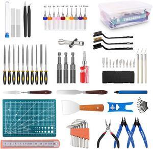 3D Printer Tool Kit, Mintion 82 Pcs 3D Printer Accessories Kit with Nozzle Cleaning Kit, Removable Screwdriver Kit, Deburring, Removal Tools, 3D Printer Tools for Bambu Lab, Ender 3, Neptune 4, Kobra
