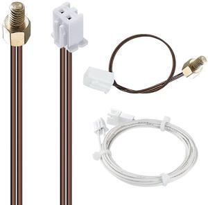 Ender-3/Ender-5 M3 Stud Thermistor, 3D Printer NTC 100K Thermistor High Temp Resistant for Ender 3 Pro/3 V3 Ke/3 V2/5 Plus/CR10, Sturdy and Heavy-Duty, Easy to Install, by 5Aplusreprap