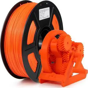 ASA Filament 1.75mm, UV/Heat Resistant/Weather Resistant ASA 3D Printer Filament, Perfect for Printing Outdoor Functional Parts, Orange Filament 1kg(2.2lbs) Spool