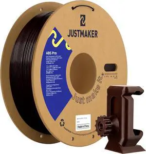 ABS PRO (ABS+) 3D Printer Filament, Upgraded Strength Heat Resistant Filament, Cardboard Spool, Dimensional Accuracy +/-0.03mm, 1.75mm, 1 kg (2.2 lbs), Chocolate