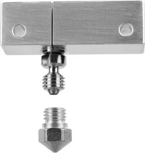 Microswiss All Metal Hotend with Slotted Cooling Block for Wanhao i3 w/.4mm Nozzle