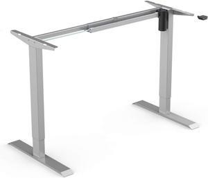FLEXISPOT Height Adjustable Standing Desk Frame with Memory Controller, Electric Sit Stand Desk Base for Home and Office (Gray Frame Only)