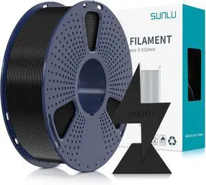 SUNLU High Speed PLA Filament 1.75mm, 30mm/s - 600mm/s Print Range, High Flow Speedy 3D Printer PLA Filament, Designed for Fast Printing, Neatly Wound, Dimensional Accuracy +/- 0.02mm, 1KG Black