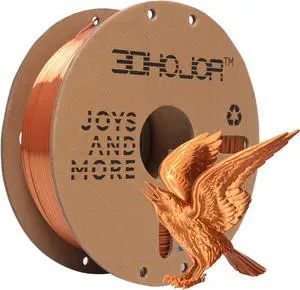 Silk PLA Filament 1.75mm, PLA Filament 1.75mm Silk Shiny 3D Printer Filament, 1kg Cardboard Spool (2.2lbs), Dimensional Accuracy +/- 0.03 mm, Fit Most FDM PrinterRed Copper