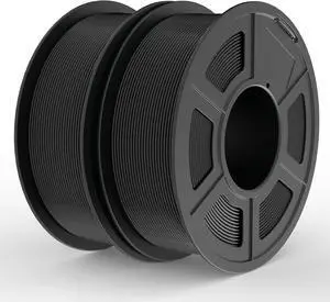 JAYO High Speed PLA Filament 1.75mm, PLA 3D Printer Filament for Fast Printing up to 600mm/s, High Flowable PLA Filament Dimensional Accuracy +/- 0.02mm, 2 Pack, Rapid PLA 2.2KG in Total, Black+Black