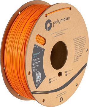 Polymaker ASA Filament 1.75mm Orange, 1kg ASA 3D Printer Filament, Heat & Weather Resistant - ASA 3D Filament Perfect for Printing Outdoor Functional Parts, Dimensional Accuracy +/- 0.03mm