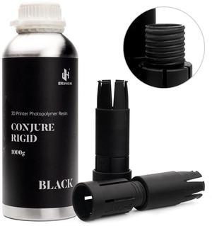 Chitu Systems Conjure Rigid Resin with Engineering-Like Features for Functional Gadgets Resin Printing,Low Shrinkage for Articulated Figure LCD 3D Printing (Black,1000g)