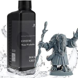 Chitu Systems Water Washable Resin 1KG,Faster Post-Processing, 405nm Standard Photopolymer Resin for 8K/10K/12K/LCD/DLP/SLA 3D Printers, Near-Expiry Resin - Limited Stock(Rock Grey, 1000g)