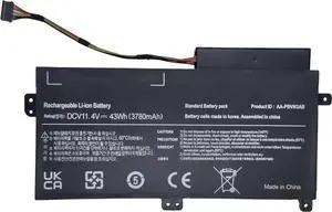 AA-PBVN3AB Replacement Laptop Battery Compatible with Samsung NP370R4E NP370R5E NP450R4E NP450R5E NP510R5E 11.4V 43Wh/3780mAh
