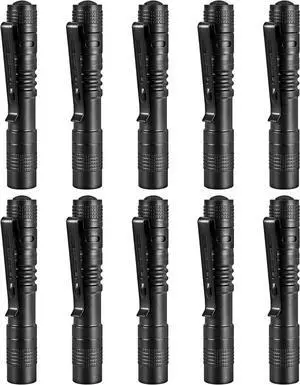 Led Pen Light, 10 Pcs Mini Pen Flashlight Tactical Powerful Small penlight Torch Pocket Flashlight for Camping, Hiking Led Pen Light, 10 Pcs Mini Pen Flashlight Tactical Powerful Small penlight Torch Pocket Flashlight for Camping, Hiking