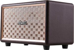 Vintage Bluetooth Speakers with Bass Enhanced Technology, Wireless & 3.5mm Aux Input for Cellphone, AC Powered (Upgraded Version)