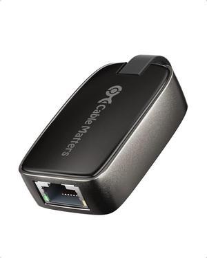Cable Matters USB C to Ethernet Adapter Gigabit, Compact 1Gbps Thunderbolt 4 to Ethernet Adapter - Thunderbolt 4, USB4 Compatible for MacBook Pro, iPhone 16/15 Pro Max Plus, iPad Pro, XPS