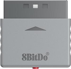 8Bitdo Bluetooth Retro Controller Adapter Receiver for PS1 PS2 and Windows, Compatible with PS5/PS4, Xbox Series Controller, Xbox One Bluetooth Controller and Switch Pro Controller