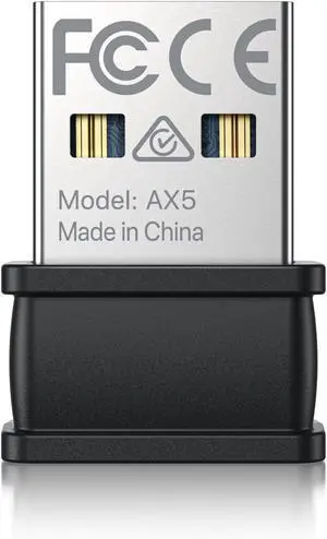 BrosTrend AX300 Nano USB WiFi 6 Adapter, USB WiFi Adapter for Desktop PC Laptop, Portable USB Wireless Adapter WiFi Dongle for Windows 11/10/7, 2.4GHz Only, 286Mbps, WiFi 6 USB Easy Setup, NOT for Mac