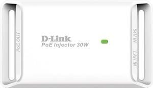 D-Link PoE Injector Adapter 1 Port Gigabit Power Over Ethernet DC Powers IP Camera, Access Points, VoIP Phones (DPE-301GI)