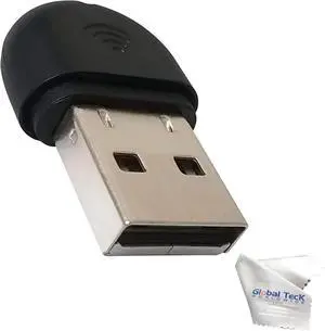 Yealink WF40 USB Wi-Fi Dongle Adapter for Desk Phones - Compatible Phone Models - T27G, T29G, T46G, T48G, T41S, T42S, T46S, T48S, T52S, T54S, T42U, T43U, T46U, T48U, Global Teck Microfiber Cloth