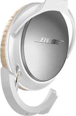 Upgraded aptX Wireless Bluetooth Adapter for Bose QuietComfort QC 25 with Mic/Volume Control, White