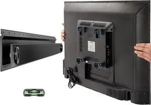 No Stud TV Wall Mount, No Drill TV Mount for 22-55 in, Drywall Studless TVs Bracket with Clear Instructions, Low Profile TVs Hanger with Sturdy Design, Easy to Install for Bedroom, Living Room