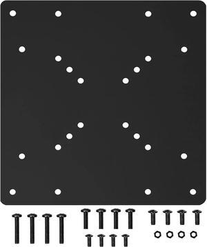 Mount-It! VESA Mount Adapter Plate - Monitor and TV Mount Extender Conversion Kit Allows 75x75, 100x100 to Fit Up to 200x200 and 200x100 mm Patterns, Heavy-Gauge Steel, Hardware Included