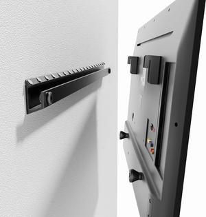Auoace No Stud TV Wall Mount for 22-55 inch TVs, Drywall Studless TV Hanger Tilts Up to 5°, Low Profile Studless TVs Wall Mount, Easy to Install for Bedroom, Living Room