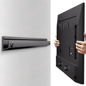 No Stud TV Wall Mount, No Drill Studless TV Hanger for 22-55 Inch TVs, NO Damage Wall Mount Ultra Slim TVs Bracket, Max VESA 400x400mm, Holds up to 100 lbs (Include All Hardware Levels)