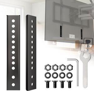 TV Mount Extender Kit - Low VESA TVs, Fits Most VESA Mounts - Steel Extension Brackets (2 Pcs, Black)