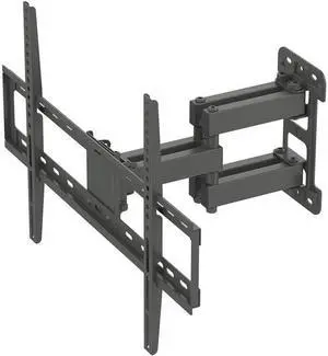 Monoprice Titan Series Full-Motion Articulating TV Wall Mount Bracket - for TVs Up to 70in Max Weight 99lbs VESA Patterns Up to 600x400 Rotating Black