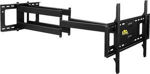 FORGING MOUNT Heavy Duty Long Arm TV Mount, 43 inch Extension Dual Articulating Arm Full Motion TV Bracket, Fits 42-90 Inch Flat/Curve TVs, Holds up to 165 lbs, VESA600x400mm