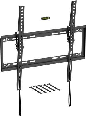 D-Line TV Wall Bracket for 32-70 Inch TVs, Low Profile Tilting TV Wall Bracket with Spirit Level, Slim Tilt TV Mount - VESA 200x200mm - 400x400mm, Holds up to 110lbs