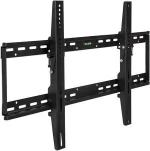 Mount-IT! Low Profile TV Wall Mount [50" to 100" Displays] [165 lbs Capacity] Mounting Bracket for Large Flat Screen, LCD, LED, OLED and Plasma TVs, VESA Compatible up to 800x400 (Black)