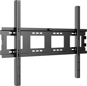 TV Wall Mount,Heavy Duty Fixed TV Mount for Most 70-100 inch Flat Curved TVs Fits 16"/18"/24" Studs Max VESA 900x600mm Space Saving for LED OLED LCD