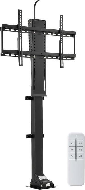 CO-Z Motorized TV Lift for 32" to 70" TVs up to 600x400 VESA, Height Adjustable TV Stand and Wall Mount with Remote Control and Memory Setting, Automatic Lift for Home Office