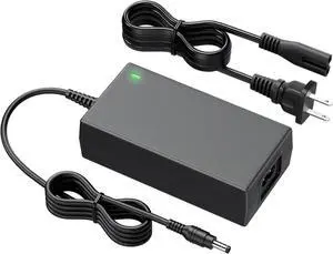 12V 5A Power Cord, AC Adapter for EC Series 35" 32" 30" 27" 24" 22" 20" 19" 15" E205W E225W E248W E275W C325W-1920R Charger